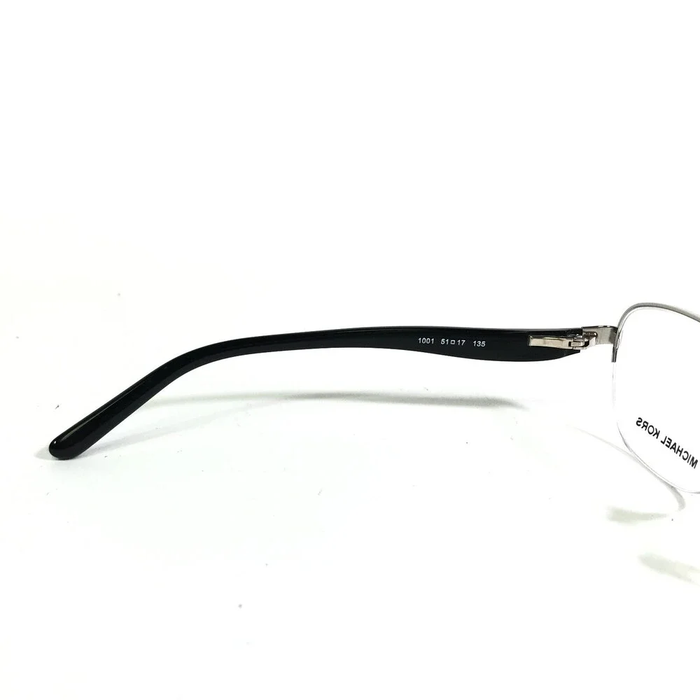 Michael Kors Eyeglasses Frames MK 3007 Sadie VI 1001 Black Silver 51-17-135